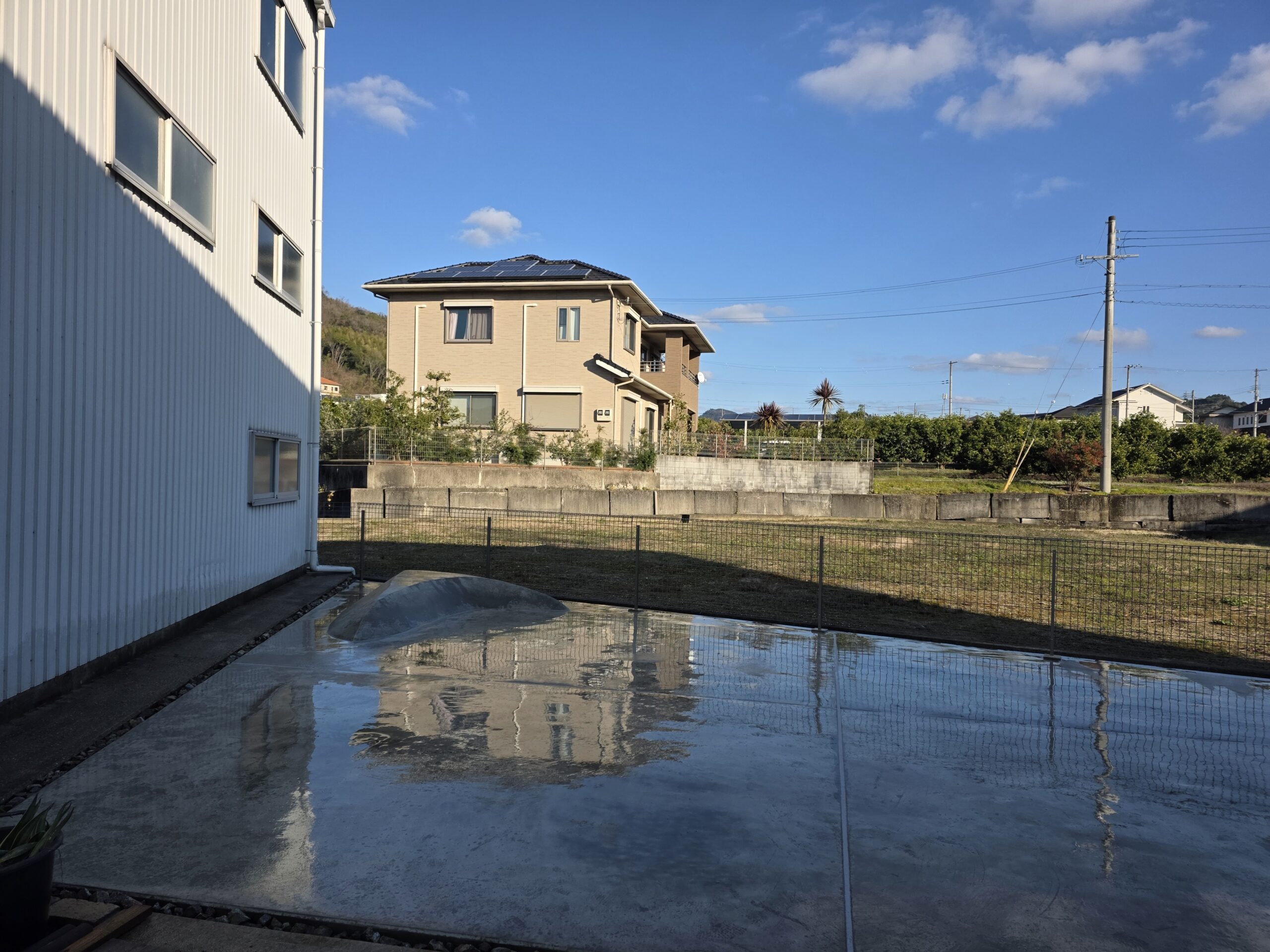 紀美野町W様土間リフォーム工事